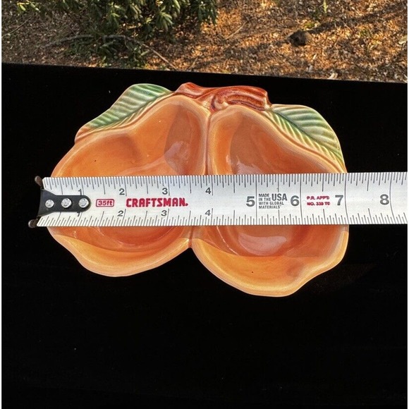 Vtg Belmar of California Pottery Perfect Pair Pear Double Spoon Rest #320 -A21 - Picture 2 of 10